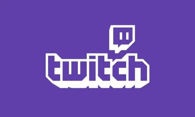 twitch full logo with purple background
