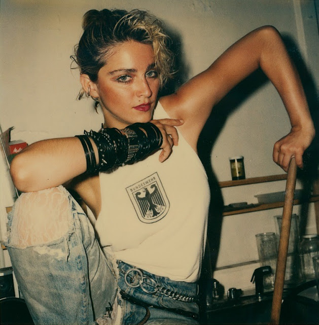 1983. Madonna photographed by Richard Corman at her brother’s apartment in New York City, June 1983