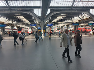 Zurich main train station.