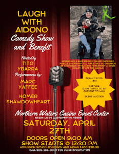 Comedy Show to benefit Aidono April 27 in Watersmeet