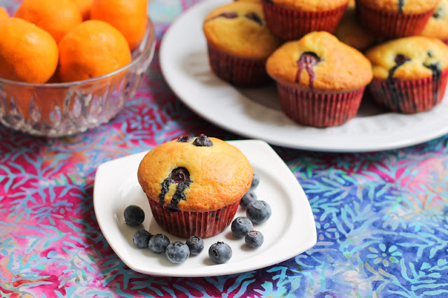 Food Lust People Love: These wonderful blueberry orange buttermilk muffins bake up golden and fluffy with lots of flavor from orange zest, juice and sweet blueberries!