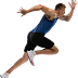 Male Athlete Sports Model Running Transparent Image
