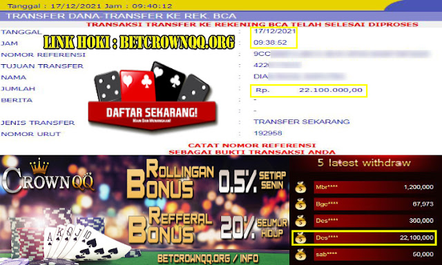 CrownQQ Agen DominoQQ BandarQ dan Domino99 Online Terbesar