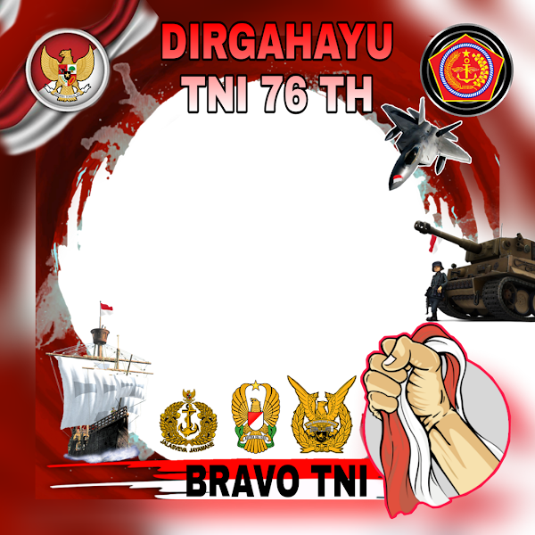 Link Twibbonize Hari Tentara Nasional Indonesia TNI 5 Oktober 2022 id: rawchanel3