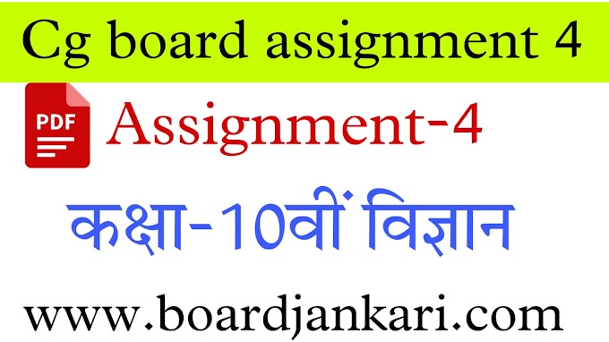  cg board assignment 5 class 10th science solution november pdf,assignment 5 class 10 vigyan answer