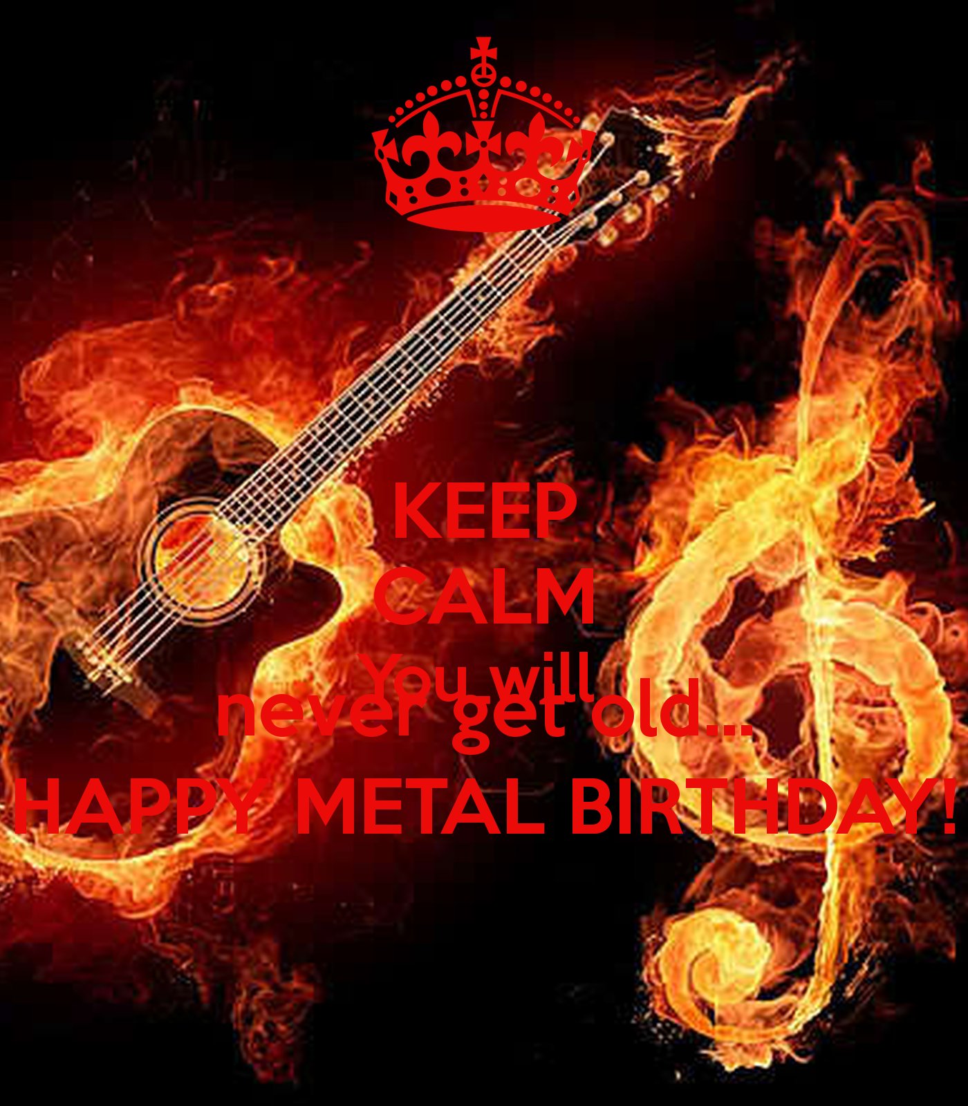 rock and roll happy birthday images