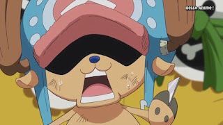 ワンピースアニメ WCI編 826話 チョッパー かわいい Chopper | ONE PIECE ホールケーキアイランド編