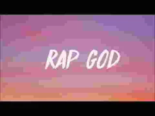 Eminem - Rap God Lyrics In English