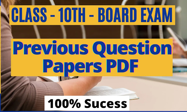Understand Previous Year Question Paper Class 10th Before You Exam 2022