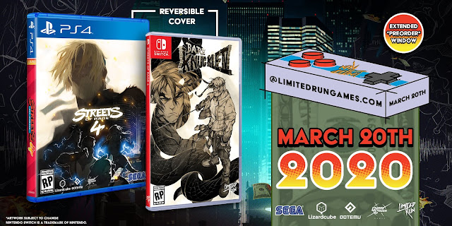 Streets of Rage 4 para PlayStation 4 e Switch receberão edições físicas limitadas