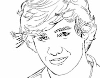 Liam Payne coloring page