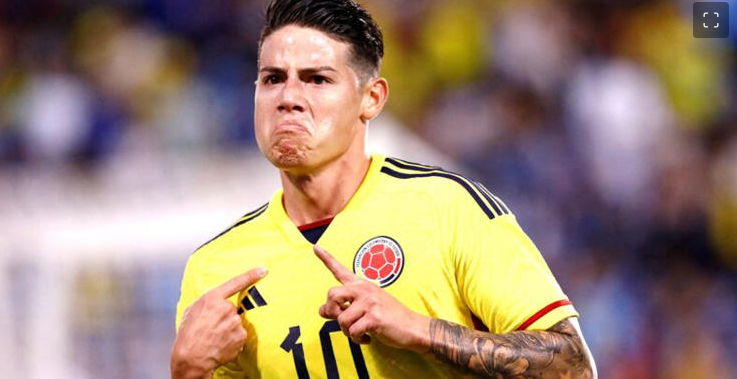 James Rodriguez: Elogios por golazo en triunfo 4-1 de Colombia ante Guatemala