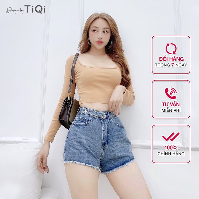 Mall Shop [ tiqijeans01 ] Quần short jean nữ TiQi Jeans S1-469