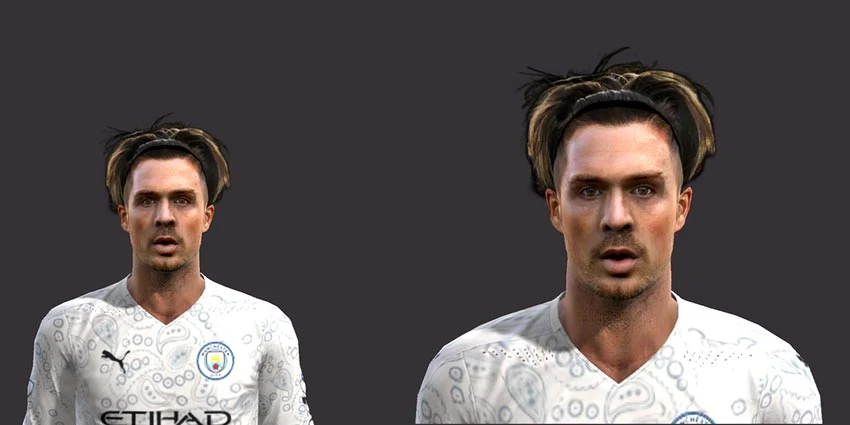 Jack Grealish Face 2021 For PES 2013