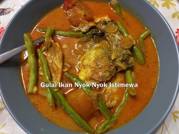 Gulai Ikan Nyok-Nyok Istimewa Dengan Daun Kesum