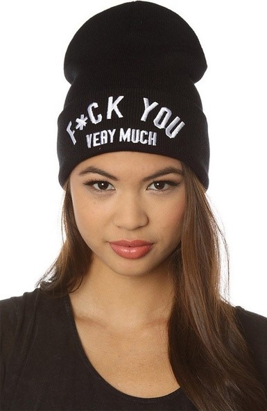 F CK YOU VERY MUCH hat.  PYGear.com