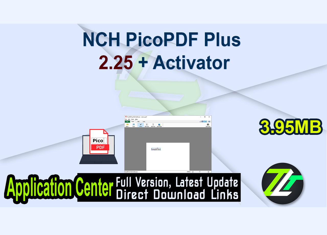 NCH PicoPDF Plus 2.25 + Activator