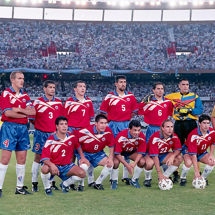 Formación de Chile ante Argentina, Clasificatorias Francia 1998, 15 de diciembre de 1996