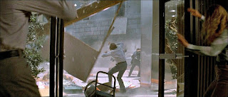 earthquake, 1974, disaster movie, 1970's, film, movie, cinema, screenshot, hollywood, los angeles, l.a, special effects, damage, destruction, skyscraper, box office,