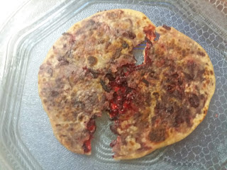 RED PARANTHA BY BEETROOT
