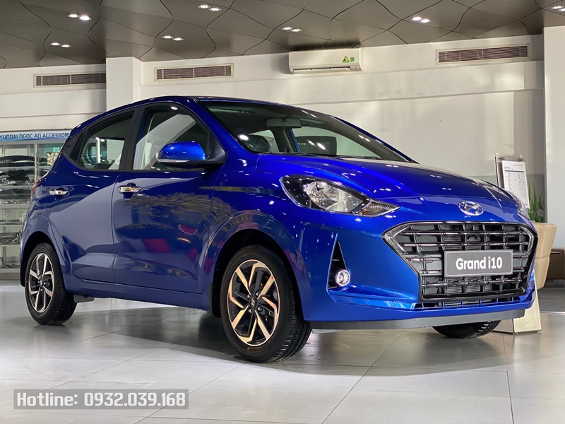 Hyundai Grand i10 sedan 2022 màu xanh dương