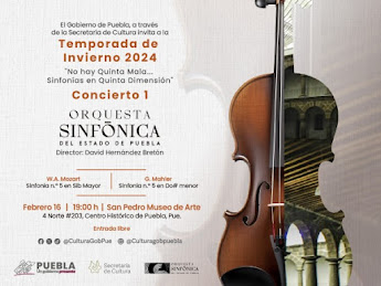 Iniciará Cultura conciertos de la Orquesta Sinfónica del Estado de Puebla