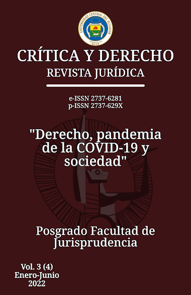 Presentación Cuarto número Revista Jurídica "Crítica y Derecho"