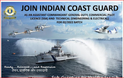Indian Coast Guard Recruitment 2021, Sarkari Job