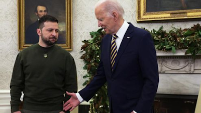 Joe Biden Sambut Zelensky di AS: Kami Bersatu Pastikan Putin Gagal