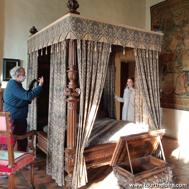 Photoshoot in the Chateau Royal d'Amboise, Indre et Loire, France. Photo by Loire Valley Time Travel.