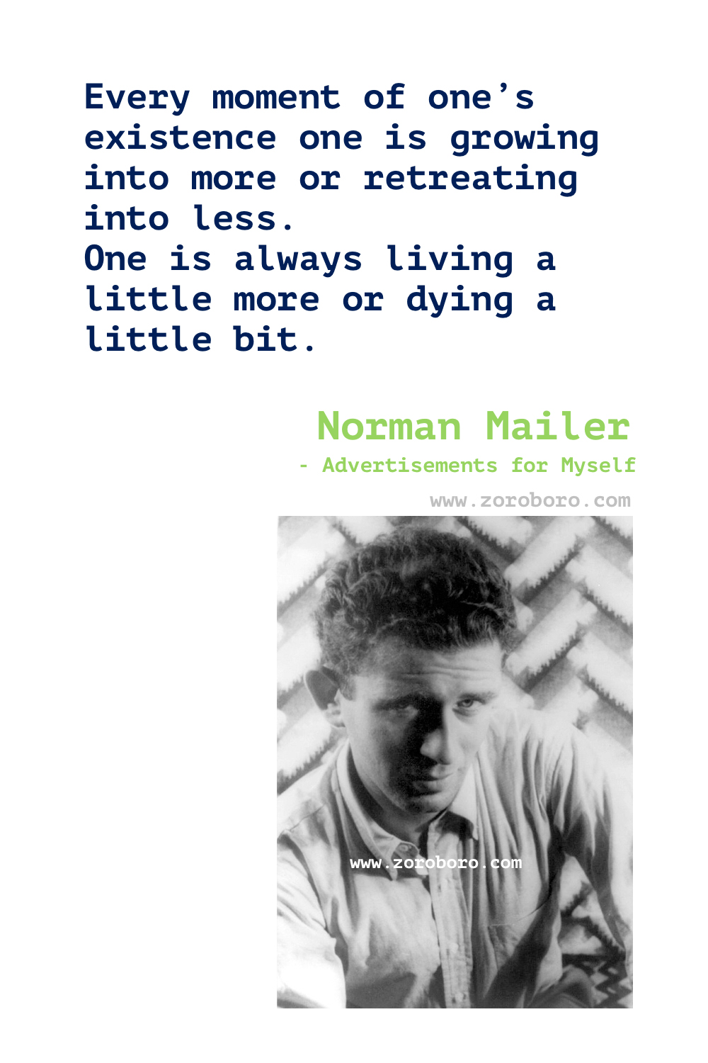 Norman Mailer Quotes. Norman Mailer Books Quotes. Norman Mailer Best Books Quotes. Norman Mailer Quotes