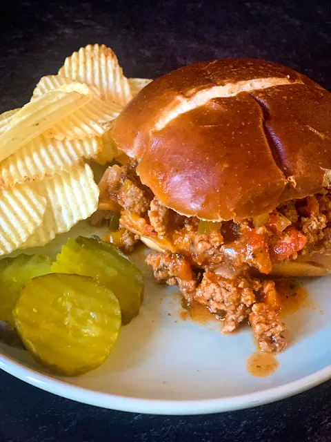 The Old School Sloppy Joe Recipe is still the best, consisting of ground beef, onions, tomato sauce or ketchup, Worcestershire sauce, and other spices.