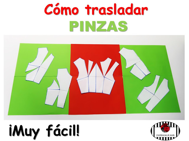 Cómo trasladar pinzas. Muy fácil, incluso para principiantes.  DIY