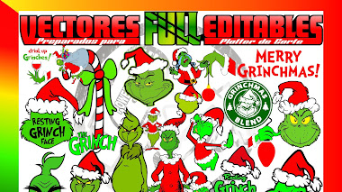 The Grinch Diseños modificados para Plotter de Corte