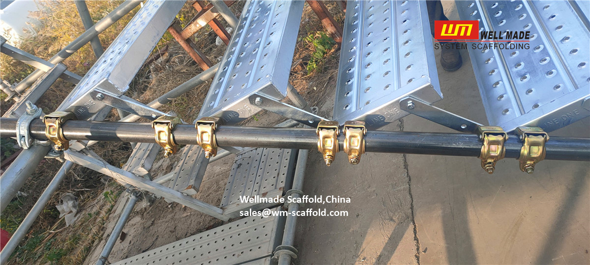 Adjustable Stair Boards for Access Scaffold Construction Korean Standard Step Treads for Pipe And Fitting Scaffolding System