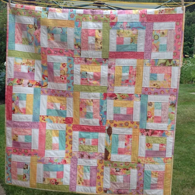 quilt using jelly roll strips