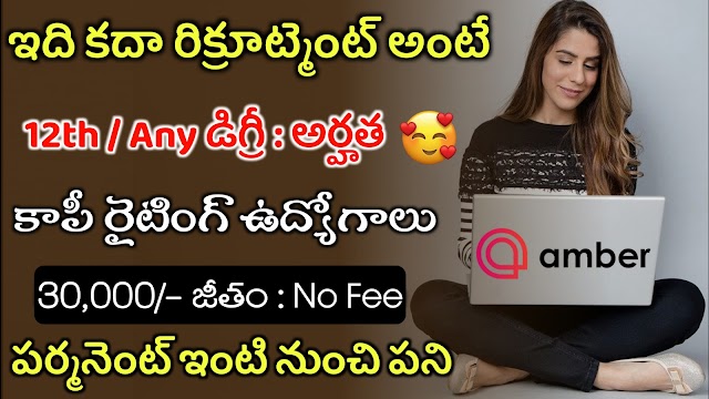 Amber Student Recruitment 2022 | Work from Home jobs Recruitment | Jobs search