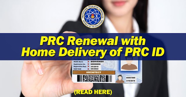 PRC Renewal with Home Delivery of PRC ID