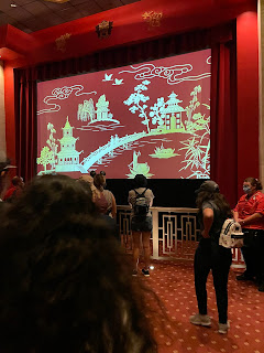 Mickey and Minnie's Runaway Railway Preshow Room Disney's Hollywood Studios