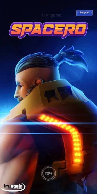 لعبة Spacero Shooter Sci-Fi Hero | لعبة بطل الخيال العلمي مطلق النيران علي الألات الشرسة