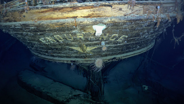 The Endurance after over 100 years under the sea