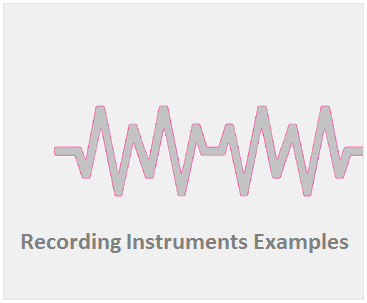 Recording Instruments Examples