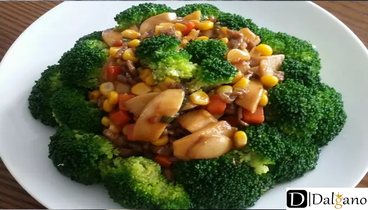 Broccoli Matsutake Mushroom Recipe, Japanese Food