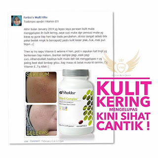 Testimoni Review Vitamin E Shaklee Untuk Wanita dan Lelaki