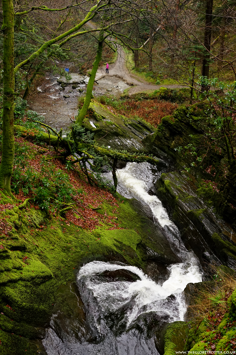 Peiran Falls in the Hafod Estate