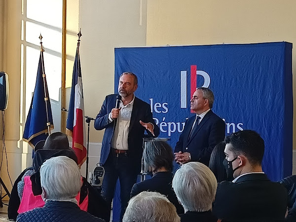 Xavier Bertrand à Évreux : « Le Pen et Zemmour seront balayés, je suis le seul en mesure de gagner »