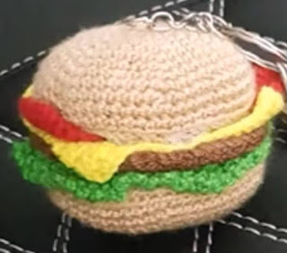 PATRON GRATIS HAMBURGUESA AMIGURUMI 48304 🍔