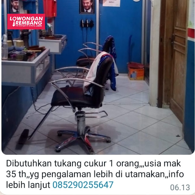 Lowongan Kerja Tukang Potong Janoko Barber Rembang