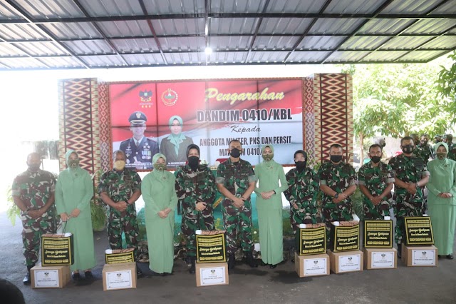 Dandim Romas Beri Arahan Kepada Personel Kodim 0410 KBL Guna Mendukung Tugas Pokok TNI AD