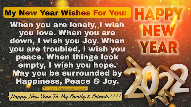 My New Year 2022 Wishes For You